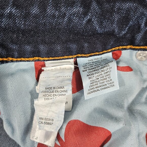 Lucky Brand Jeans Womens 8/29 Long Blue Denim Leyla Skinny Mid Rise - Picture 10 of 13